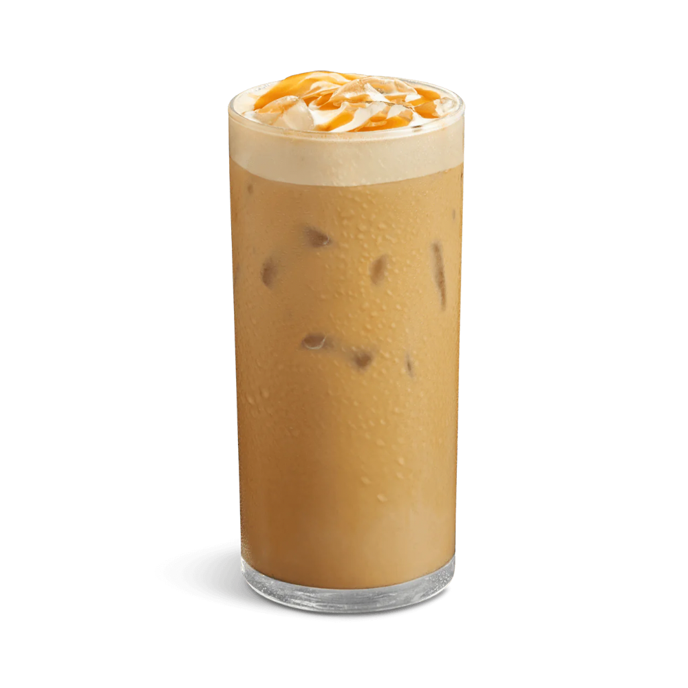 ايس كاراميل لاتيه