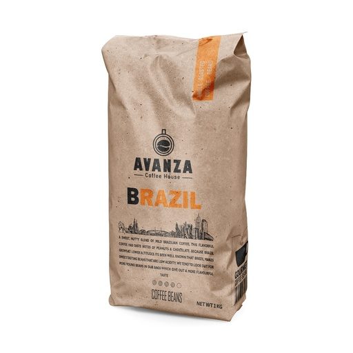[6253403131060] AVANZA® Coffee Beans Brazil Blend 1KG